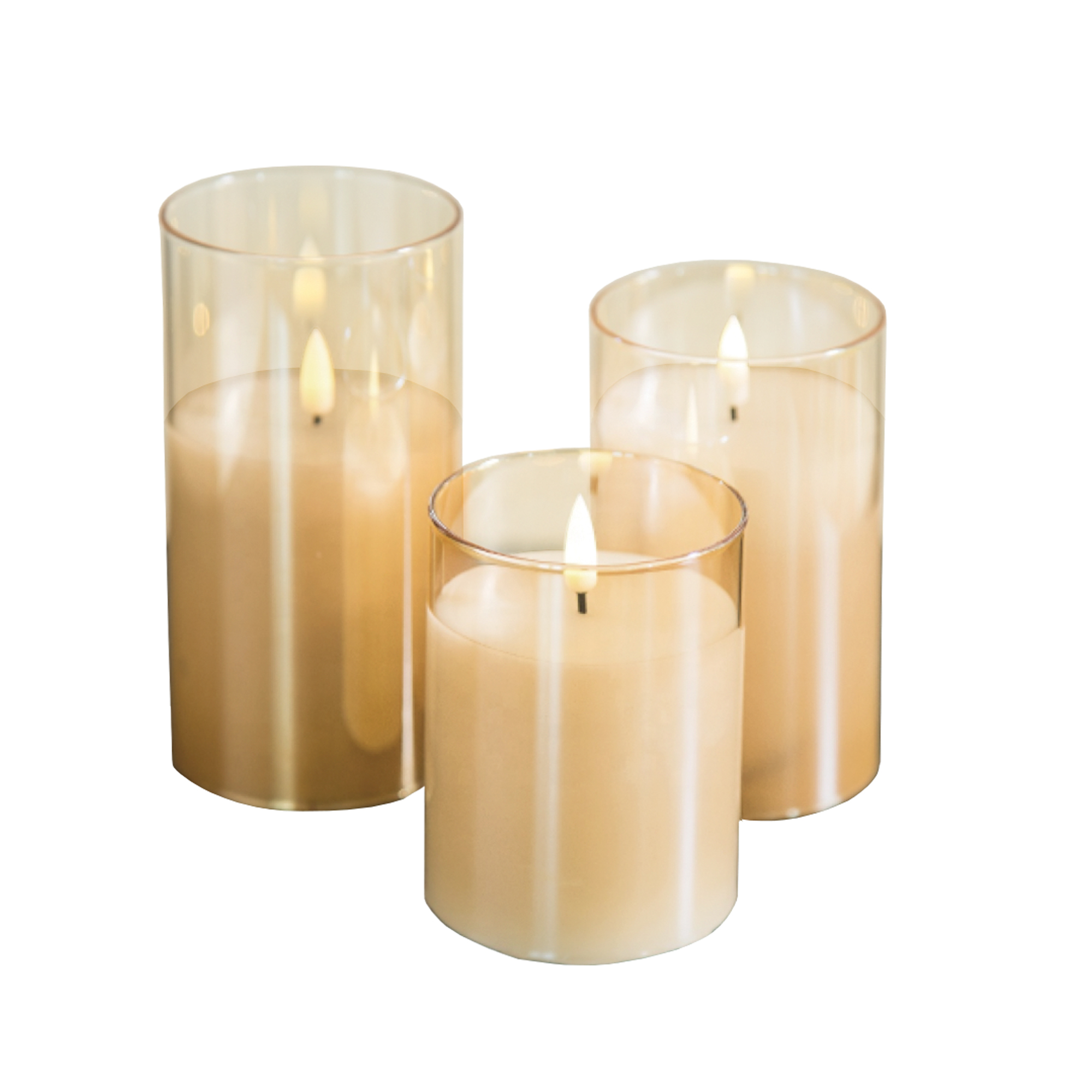 Glass LED Candles Treehouse Brand Group