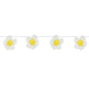10x LED Frangipani String Lights