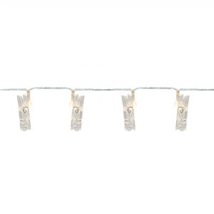 10x LED Peg String Lights