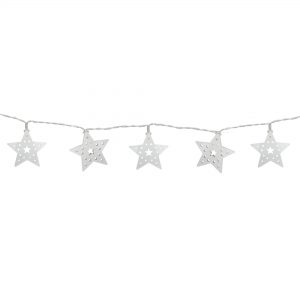 10x LED Star String Lights