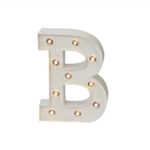 Light Up Letter B